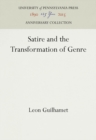 Image for Satire and the Transformation of Genre