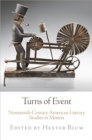Image for Turns of event: American literary studies in motion