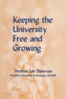 Image for Keeping the University Free and Growing