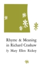 Image for Rhyme and Meaning in Richard Crashaw