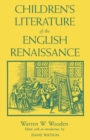 Image for Children&#39;s Literature of the English Renaissance