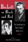 Image for Beckett in Black and Red : The Translations for Nancy Cunard&#39;s Negro