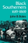 Image for Black Southerners, 1619-1869