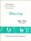 Image for Ward Method Publications and Teaching Aids Bk. 3; Student Songbook