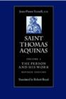 Image for Saint Thomas Aquinas v. 1; Person and His Work