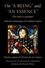 Image for On &quot;a Being&quot; and &quot;an Essence&quot; (De Ente Et Essentia)