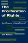 Image for The Proliferation Of Rights