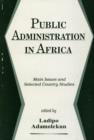 Image for Public Administration in Africa