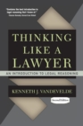 Image for Thinking like a lawyer  : an introduction to legal reasoning