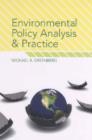 Image for Environmental Policy Analysis and Practice