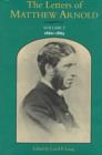 Image for The Letters of Matthew Arnold v. 2; 1860-65