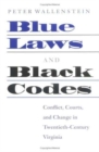 Image for Blue laws and black codes: conflict, courts, and change in twentieth-century Virginia