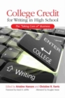 Image for College Credit for Writing in High School