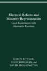Image for Electoral Reform and Minority Representation