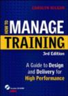 Image for How to Manage Training