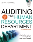 Image for Auditing Your Human Resources Department: A Step-by-Step Guide to Assessing the Key Areas of Your Program