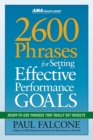 Image for 2600 Phrases for Setting Effective Performance Goals