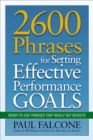 Image for 2600 phrases for setting effective performance goals: ready-to-use phrases that really get results