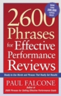 Image for 2600 phrases for effective performance reviews: ready-to-use words and phrases that really get results