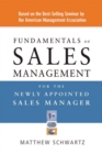 Image for Fundamentals of Sales Management for the Newly Appointed Sales Manager