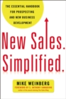 Image for New sales: simplified : the essential handbook for prospecting and new business development