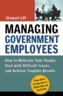 Image for Managing government employees: how to motivate your people, deal with difficult issues, and achieve tangible results