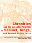 Image for Chronicles and its Synoptic Parallels in Samuel, Kings, and Related Biblical Texts