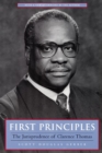 Image for First Principles : The Jurisprudence of Clarence Thomas
