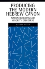 Image for Producing the modern Hebrew canon  : nation building and minority discourse