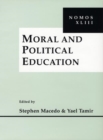 Image for Moral and political education