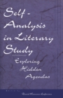 Image for Self-Analysis in Literary Study