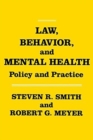 Image for Law, Behavior, and Mental Health : Policy and Practice