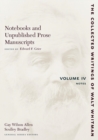 Image for Notebooks and Unpublished Prose Manuscripts: Volume IV : Notes