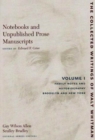 Image for Notebooks and Unpublished Prose Manuscripts: Volumes I-VI