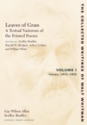 Image for Leaves of Grass, A Textual Variorum of the Printed Poems: Volume I: Poems : 1855-1856