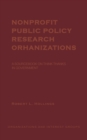 Image for Nonprofit Public Policy Research Organizations : A Sourcebook on Think Tanks in Government