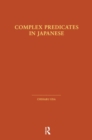Image for Complex Predicates in Japanese