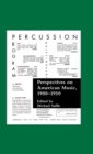Image for Perspectives in American music from World War I to World War II