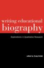 Image for Writing Educational Biography