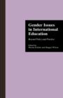 Image for Gender Issues in International Education : Beyond Policy and Practice