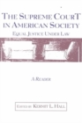 Image for The Supreme Court in American Society Reader : Equal Justice Under Law