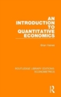 Image for An Introduction to Quantitative Economics
