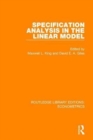 Image for Specification Analysis in the Linear Model