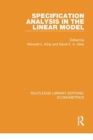 Image for Specification Analysis in the Linear Model
