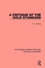 Image for A Critique of the Gold Standard