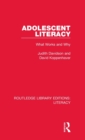 Image for Adolescent Literacy