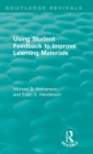 Image for Using student feedback to improve learning materials