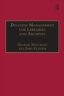 Image for Disaster Management for Libraries and Archives