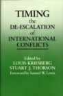 Image for Timing the De-escalation of International Conflicts