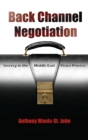 Image for Back channel negotiation  : secrecy in the Middle East peace process